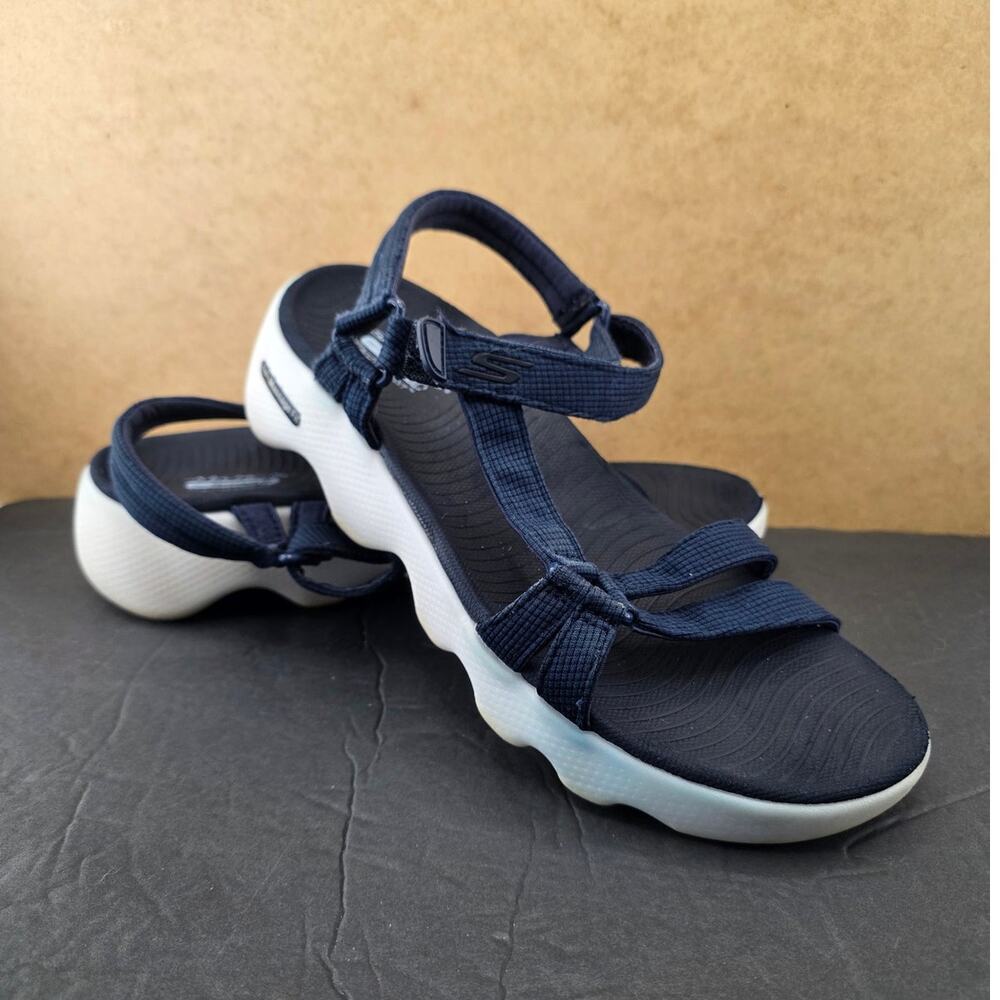 Skechers GO WALK Massage Fit in navy blue color Size 9